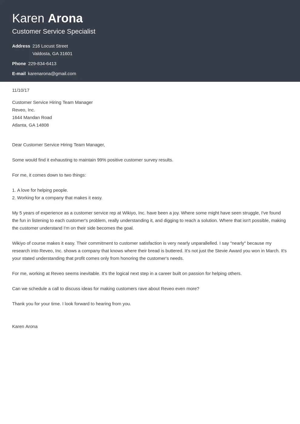37163 cover letter formatting