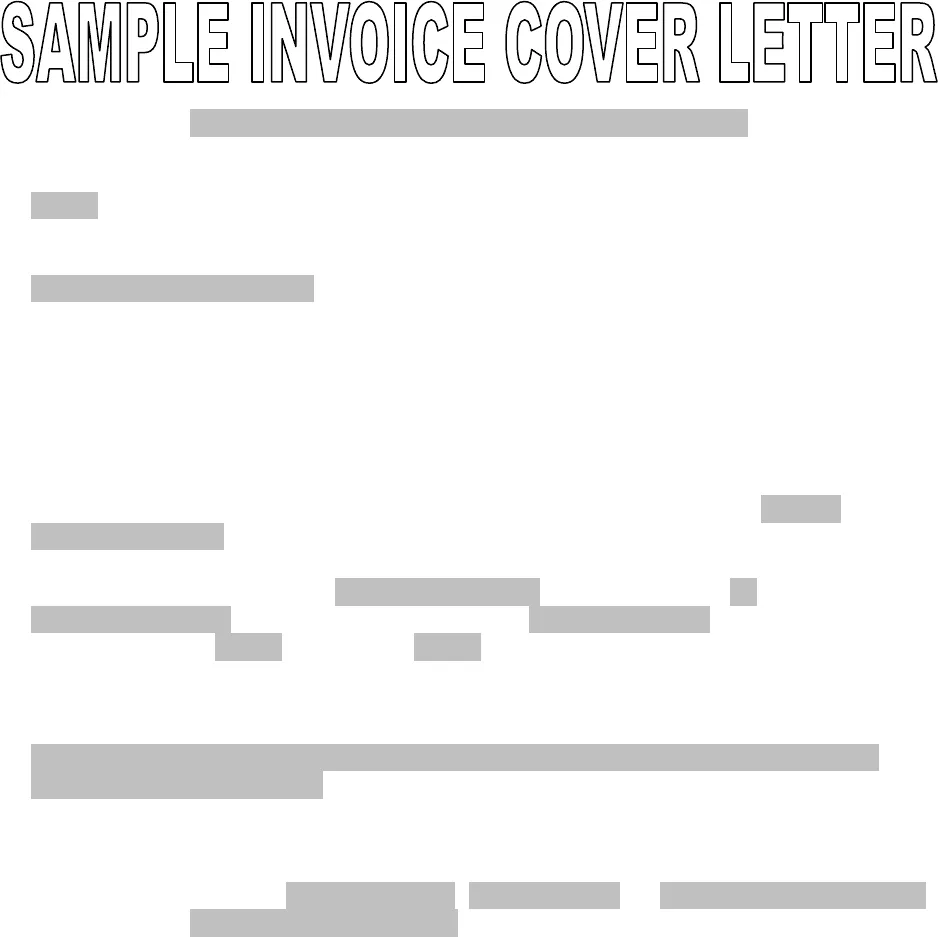 37164 invoice cover letter invoice details
