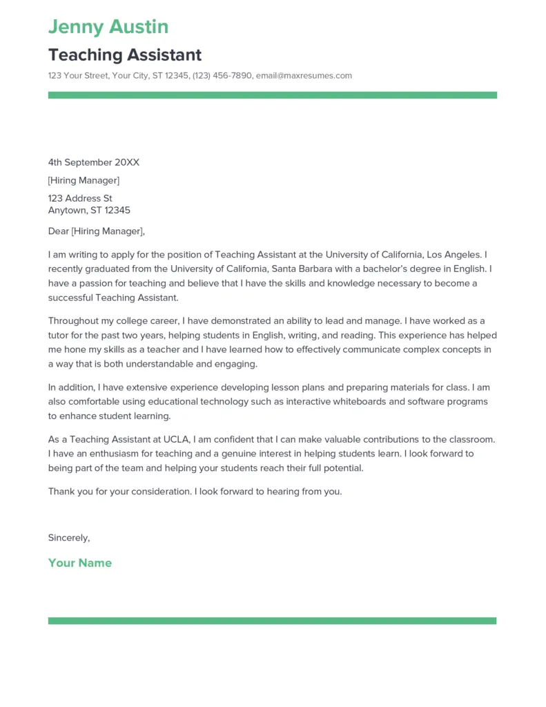 37170 cover letter sample education