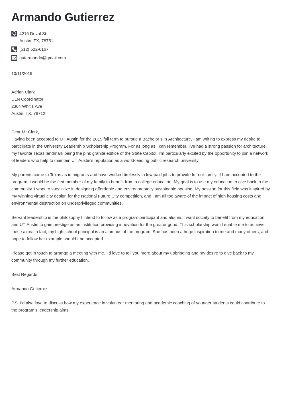 37182 scholarship cover letter body