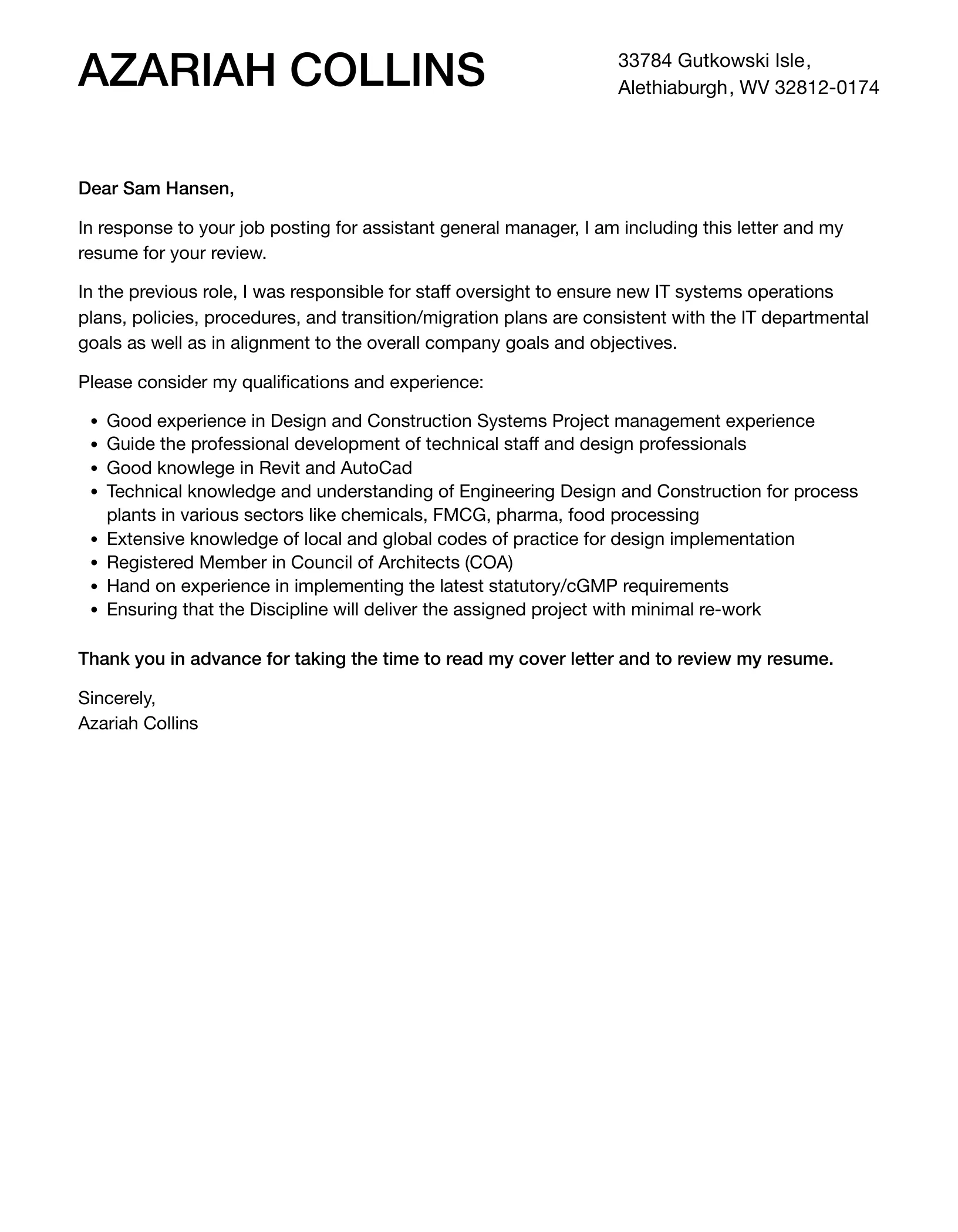 43921 cover letter enthusiasm