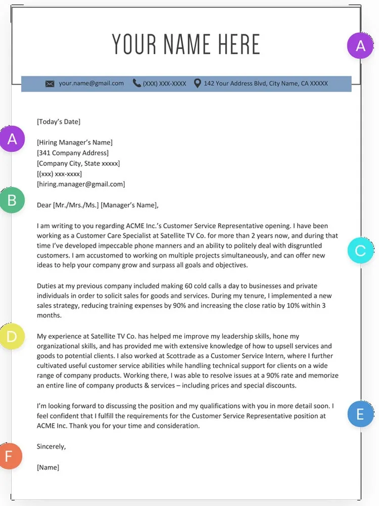 43925 cover letter guide