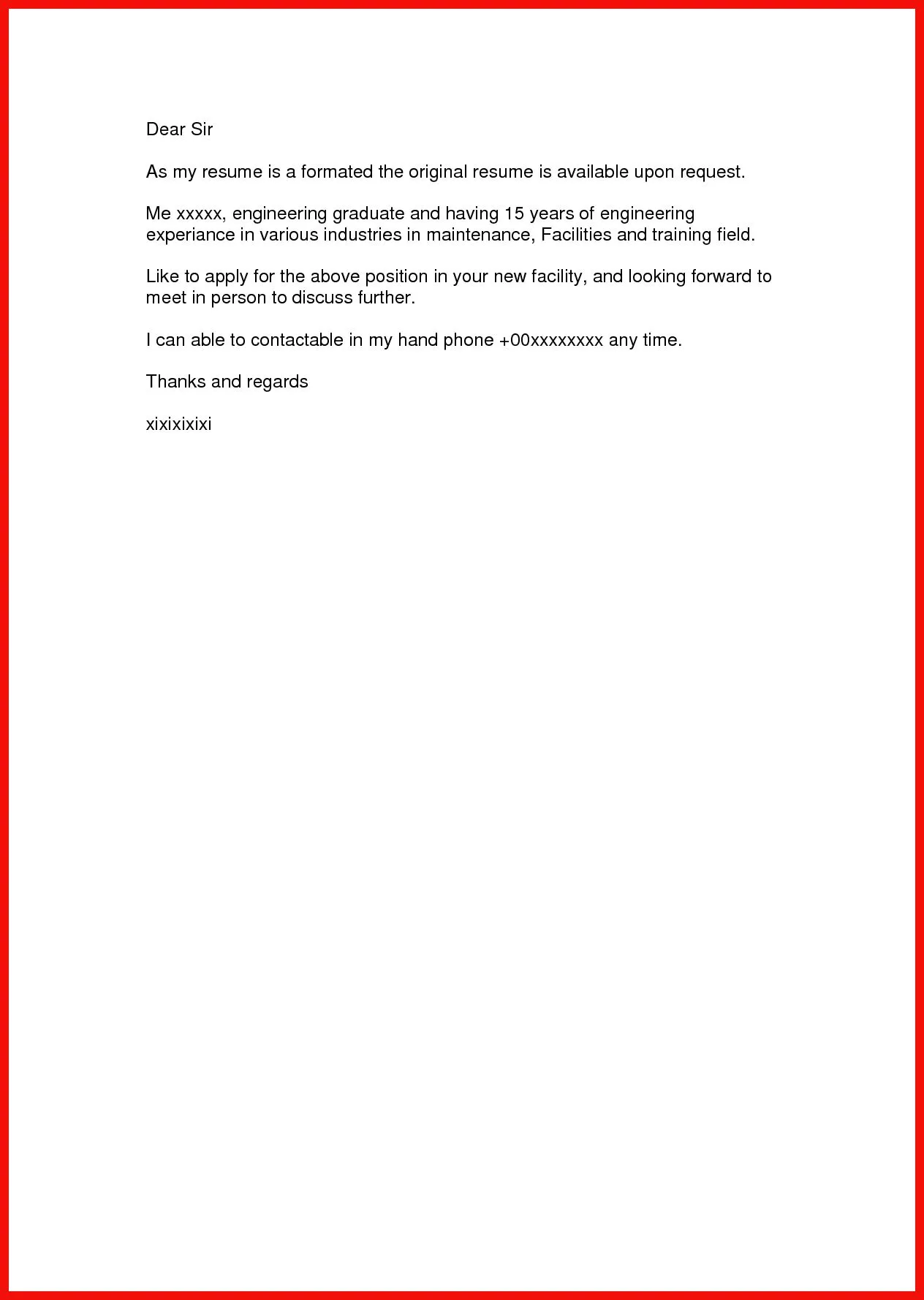 43927 resume keywords