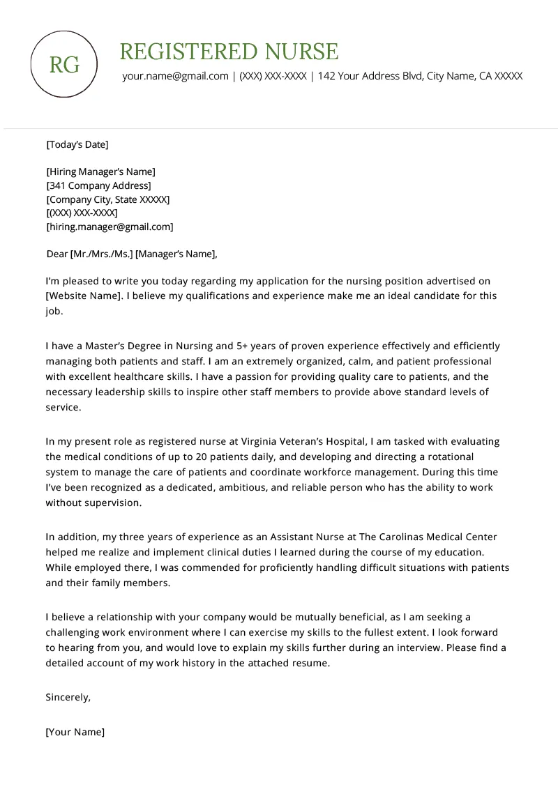 43944 rn cover letter