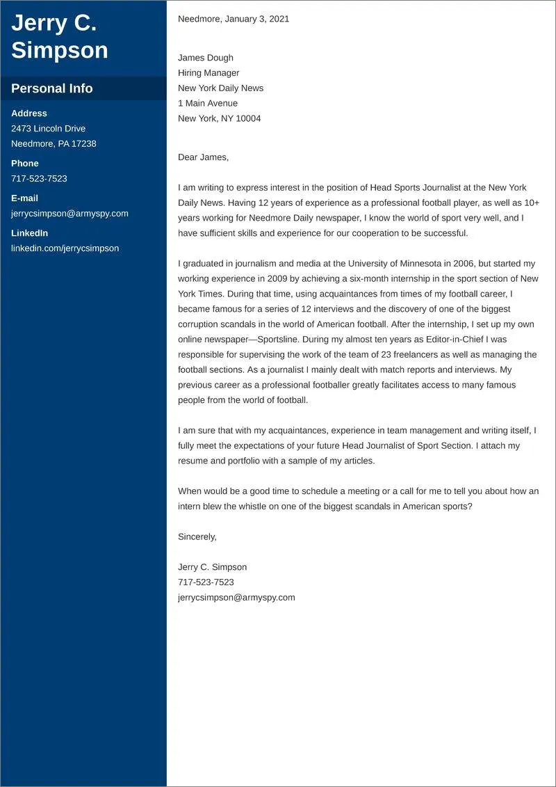 43947 cover letter skills