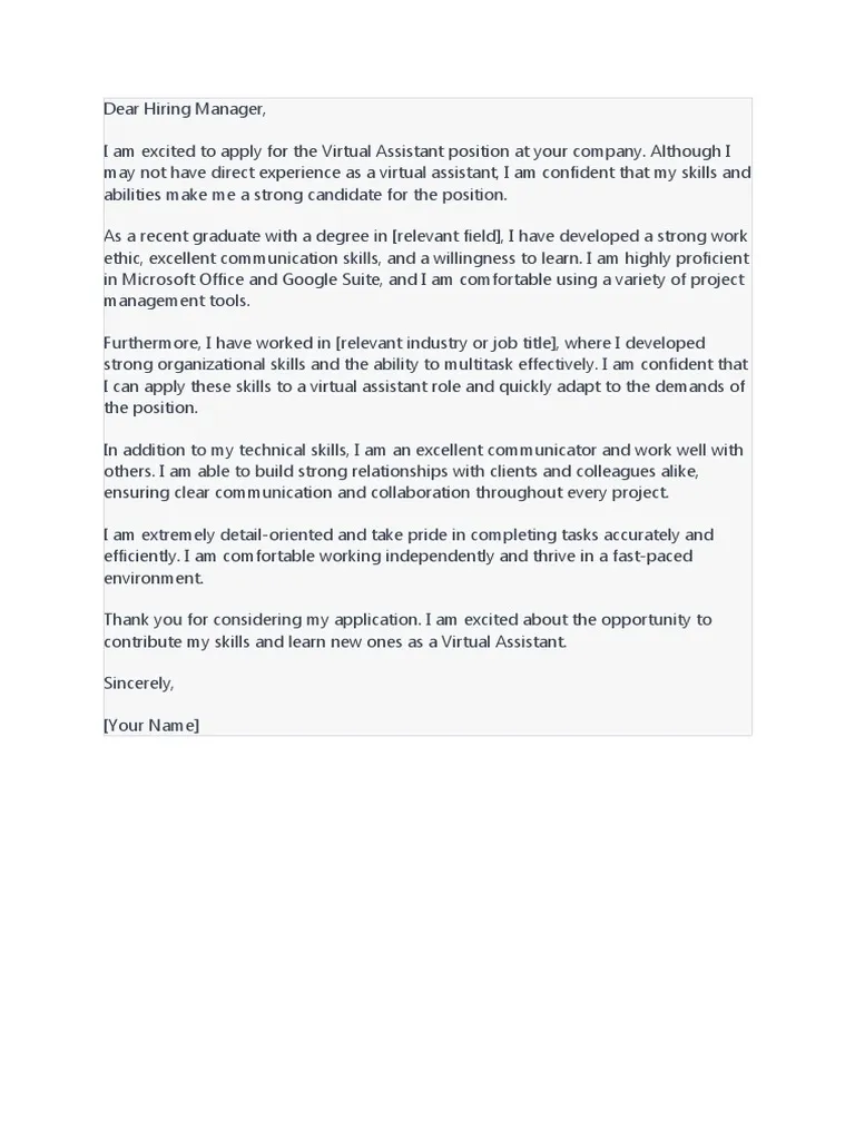 43950 cover letter formatting