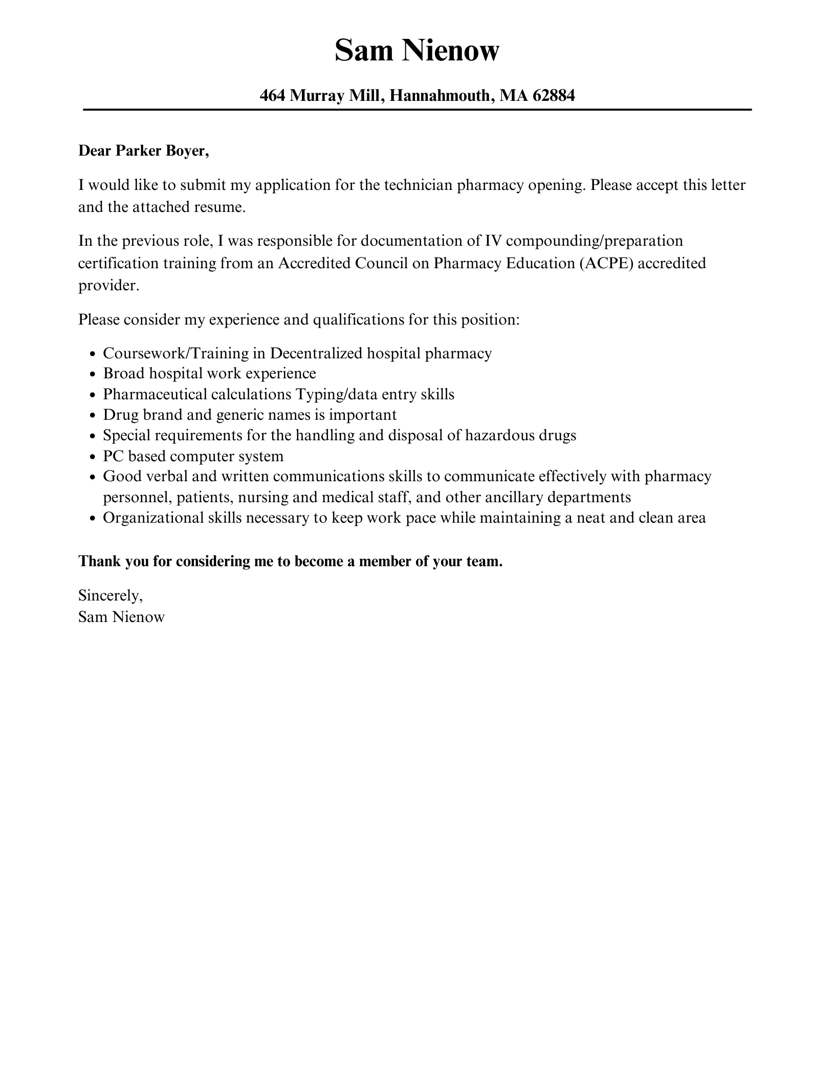 43951 pharmacy tech procedures
