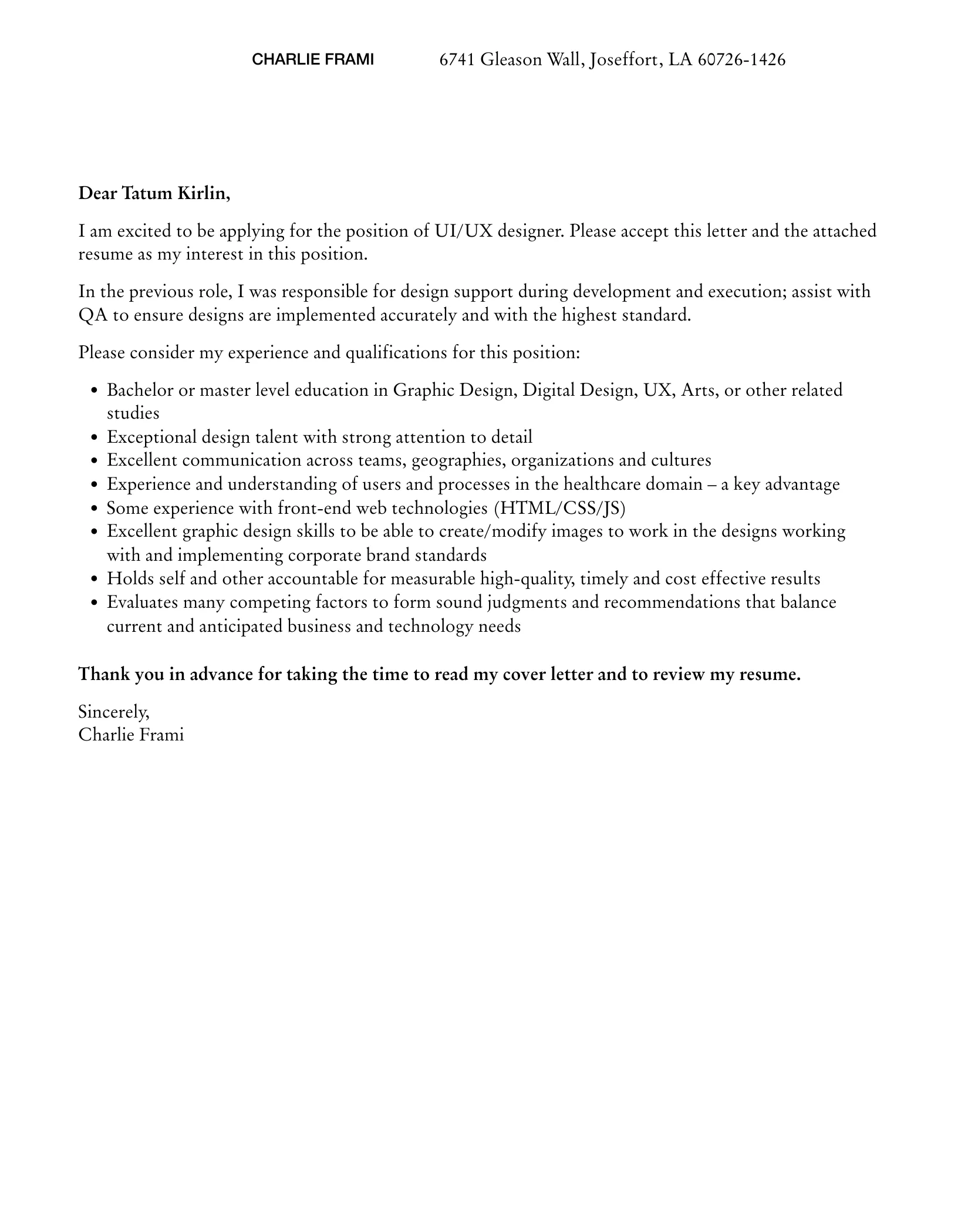 43952 ux designer cover letter stand out 6