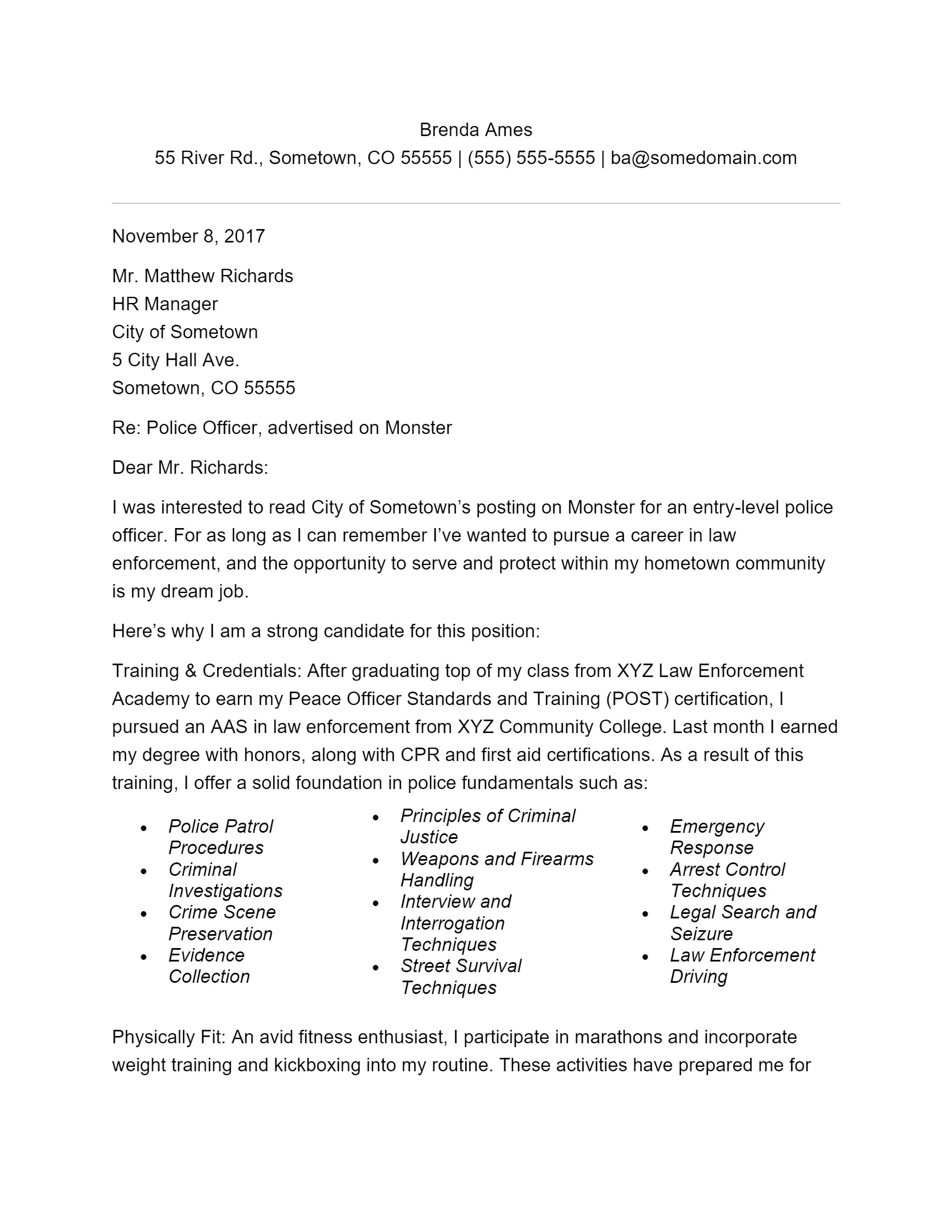 43966 police officer cover letter 4