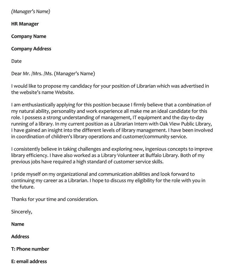 43969 crafting cover letter