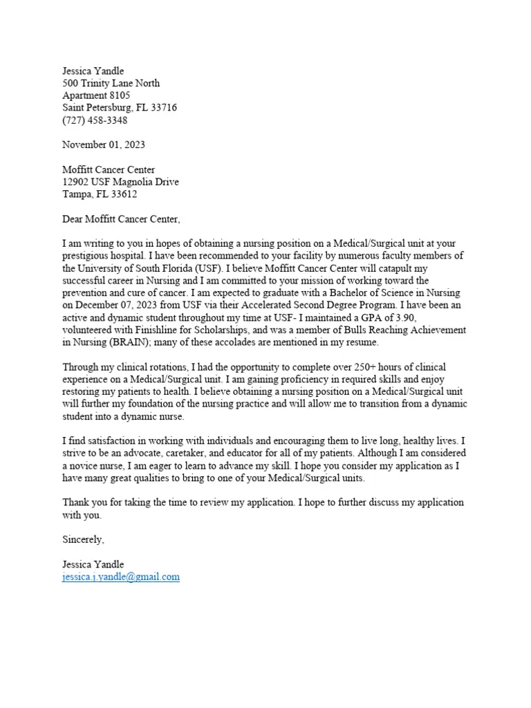 43970 nursing cover letter writing