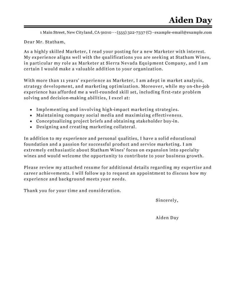 43976 cover letter marketing examples 2