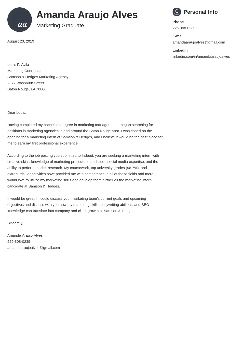 43976 cover letter marketing examples 3