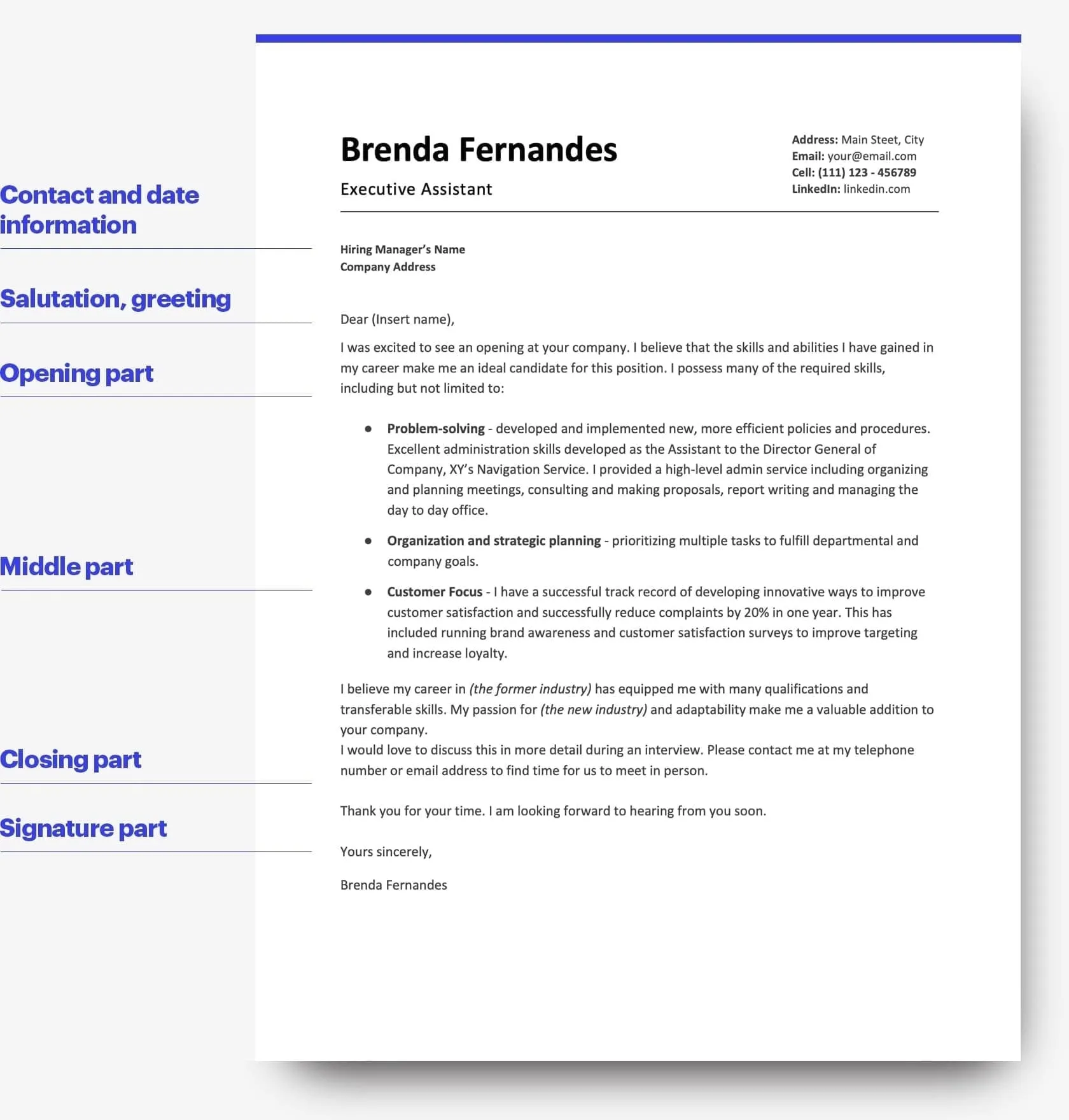 43980 education cover letter