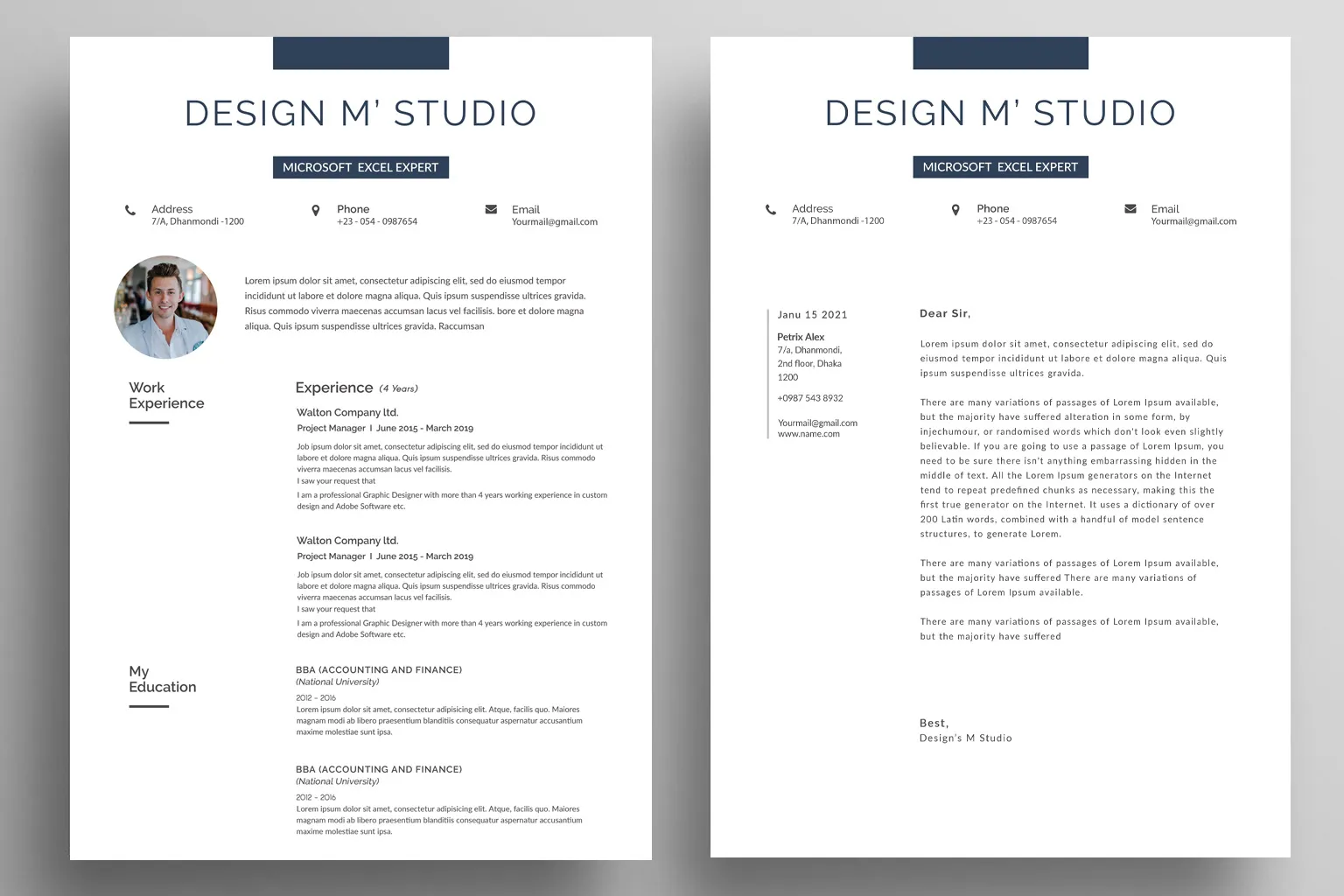 43987 cover letter formatting