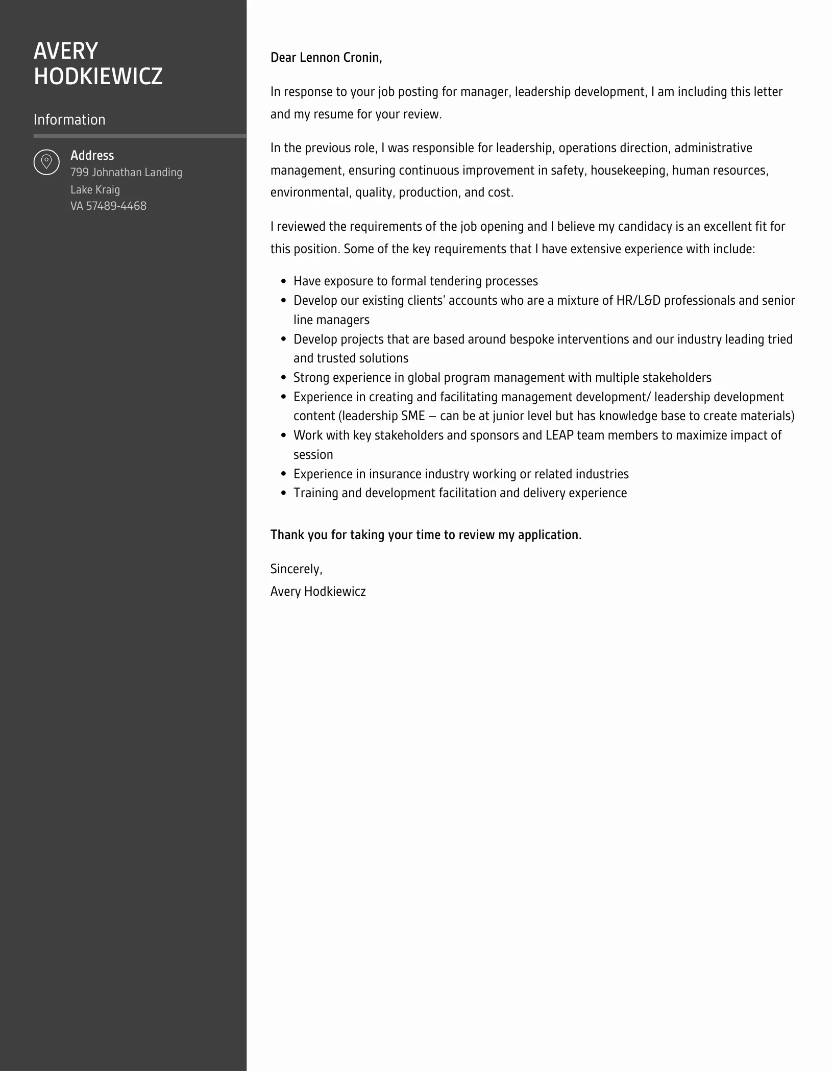 43990 program alignment cover letter