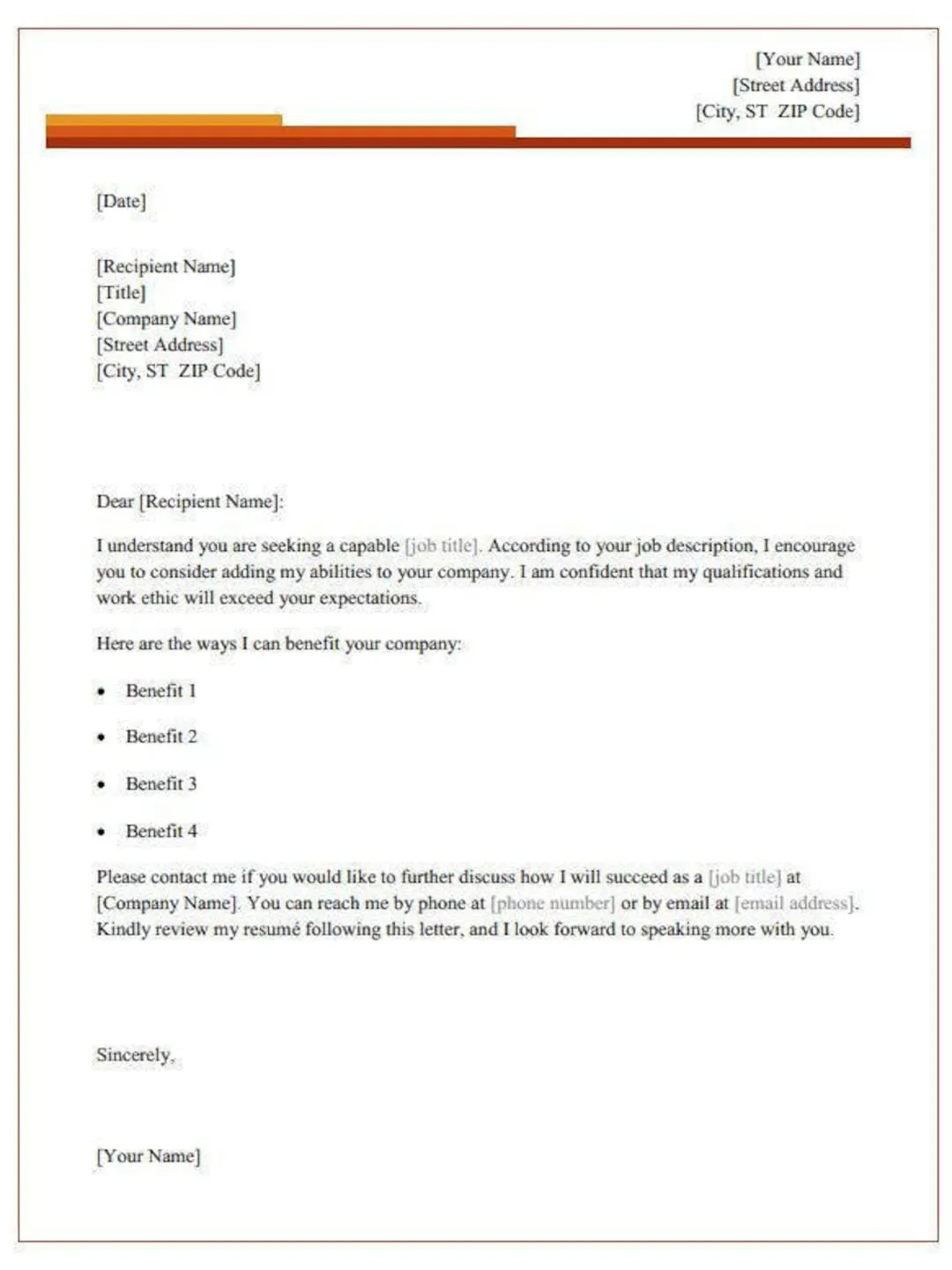 43994 cover letter layout example