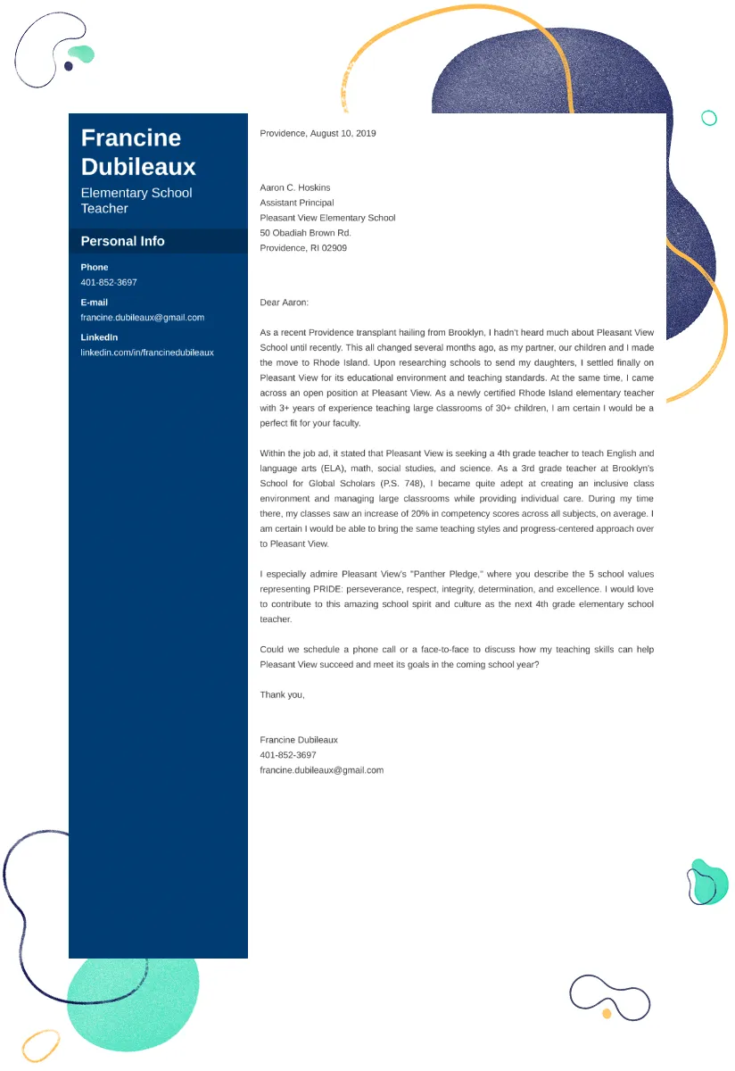43995 teacher cover letter image3
