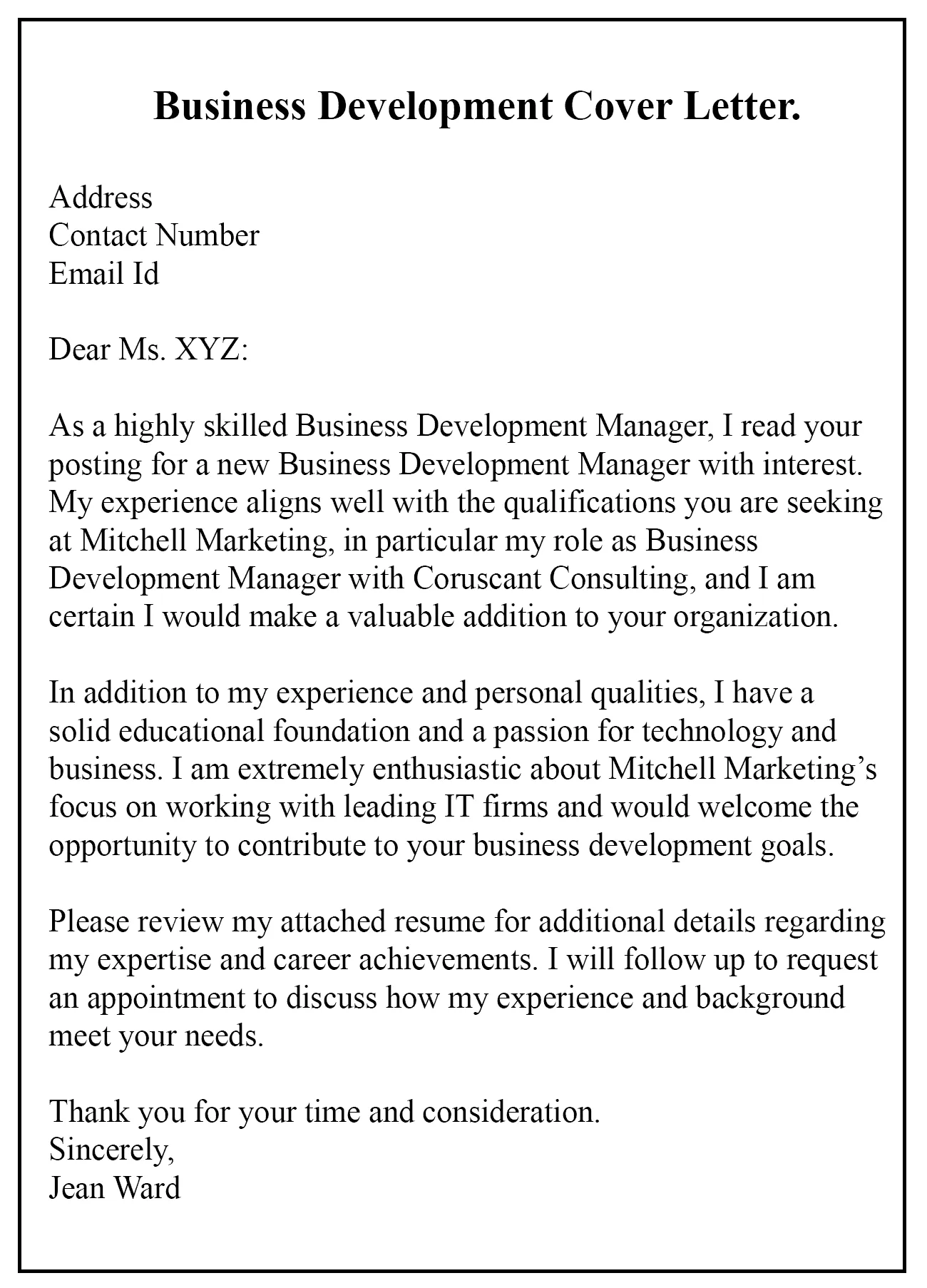 43996 cover letter writing