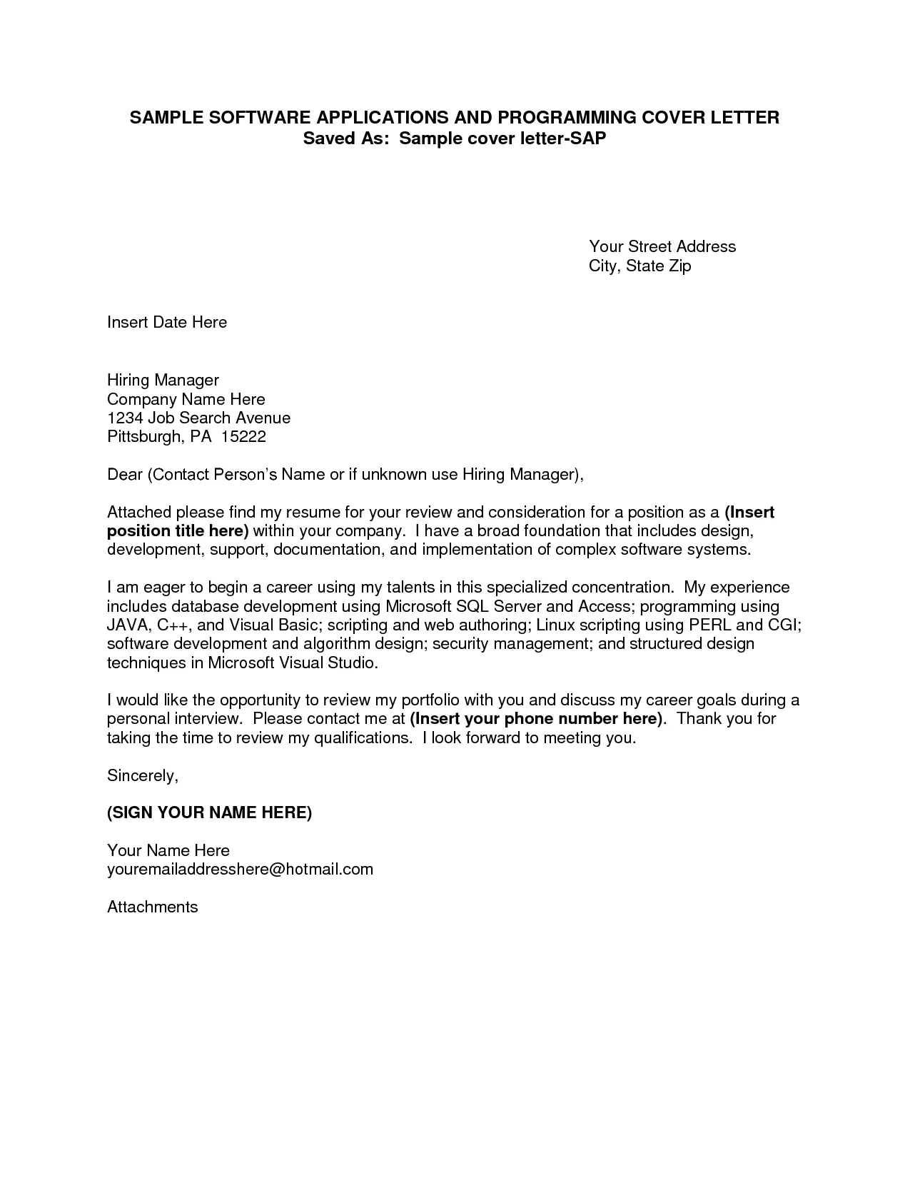 44001 cover letter formatting