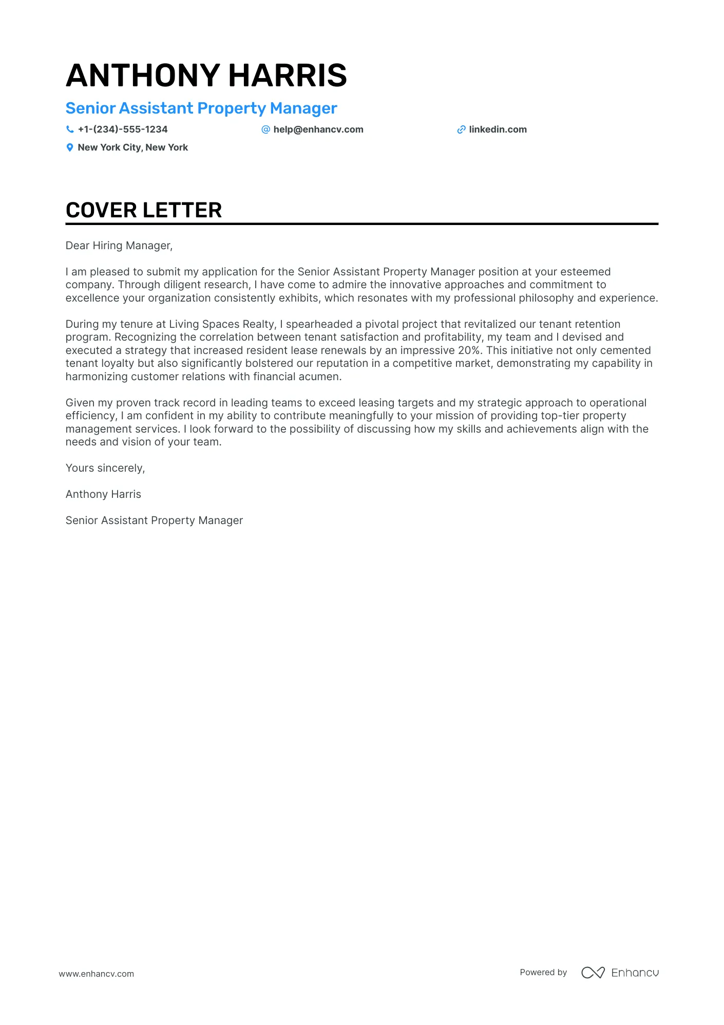 44006 property manager job application