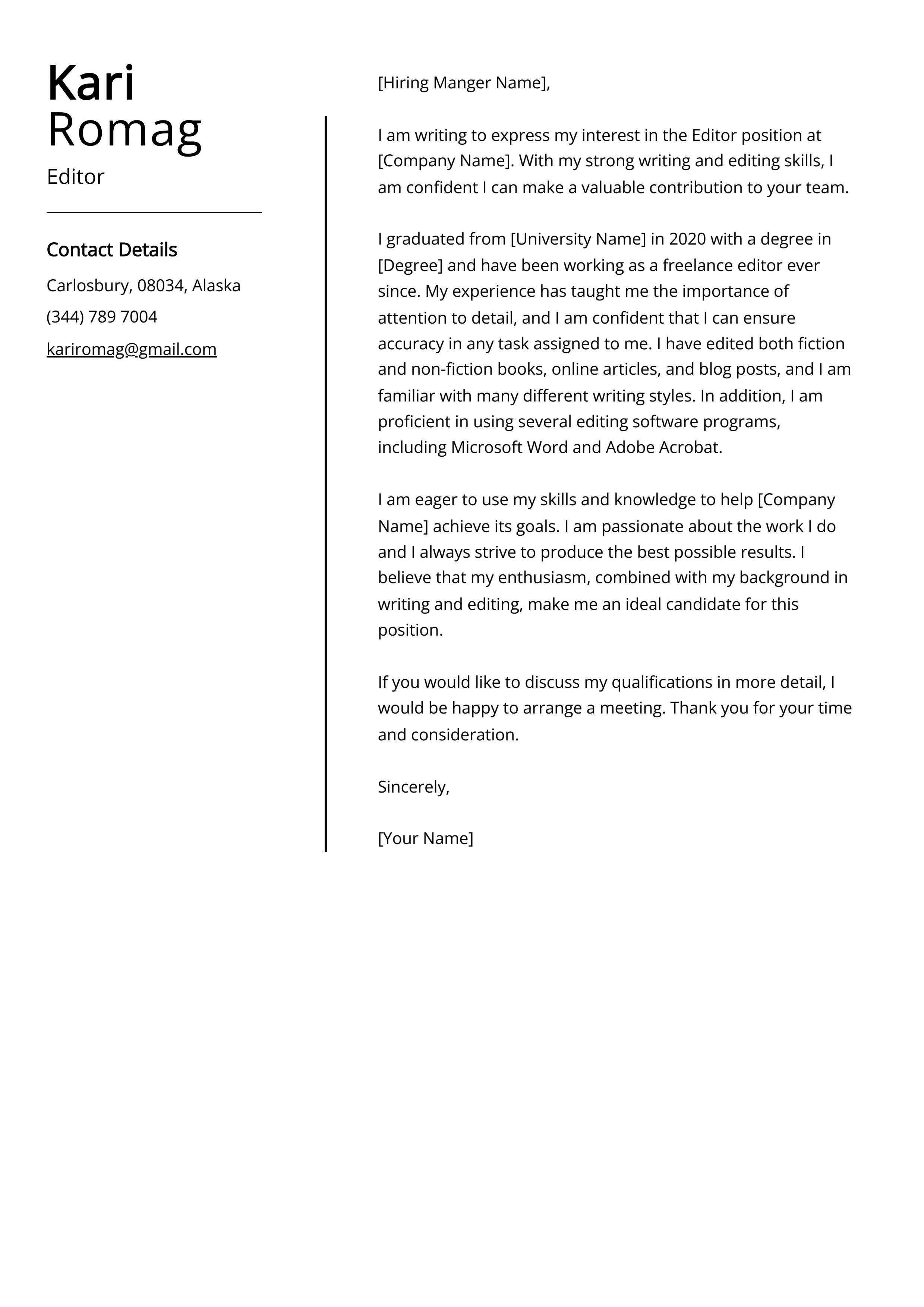 44007 cover letter resume