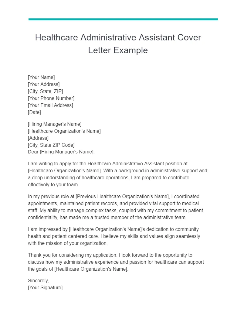44017 healthcare admin cover letter mistakes