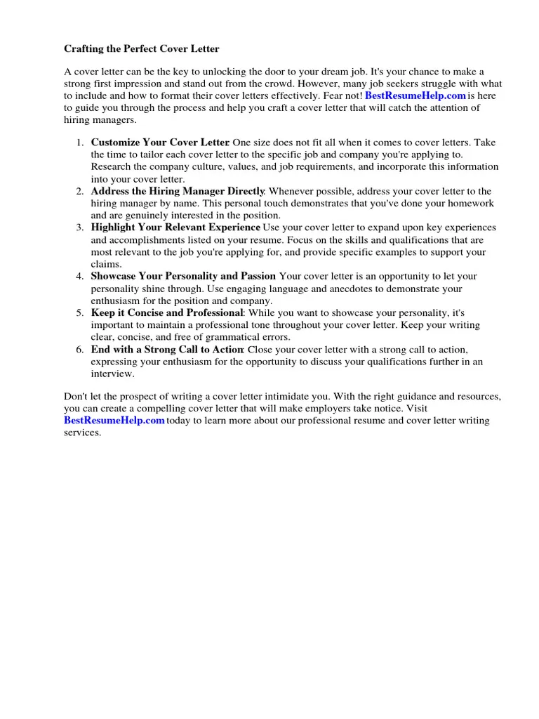 44019 cover letter basics
